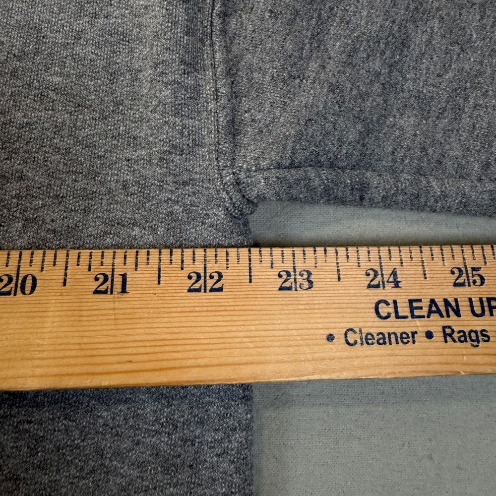 Boston Shamrock Crewneck Sweatshirt Heather Grey Green Graphic Pullover Mens XL - Picture 5 of 7